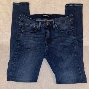 Express super straight denim perfect leggings